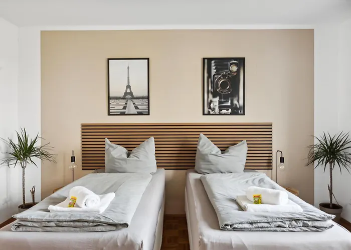 Larooms - Np61 - 2 - 4 Betten - Waschmaschine - Parkplatz - Balkon